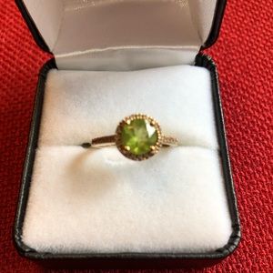 Peridot ring